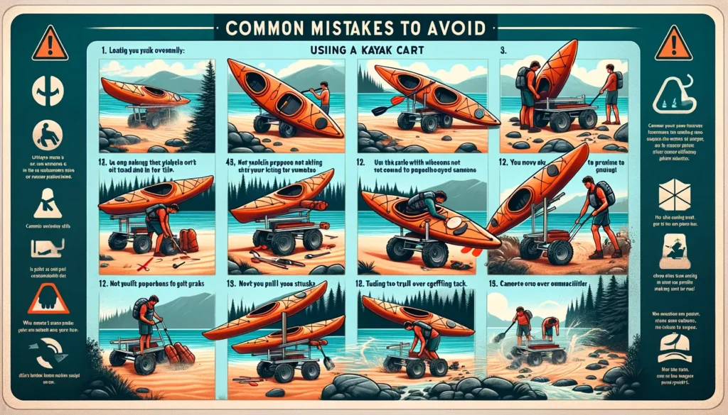 Common Mistakes To Avoid Using A Kayak Cart