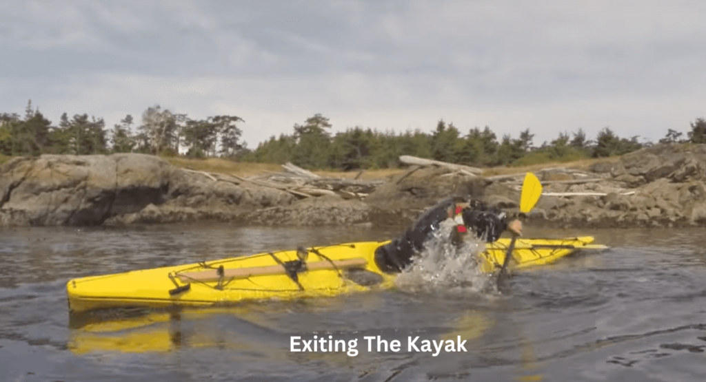 Exiting The Kayak