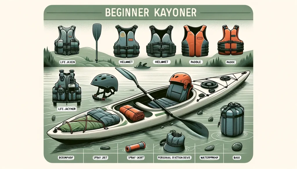 Safety Gear And Equipment for beginner kayaking